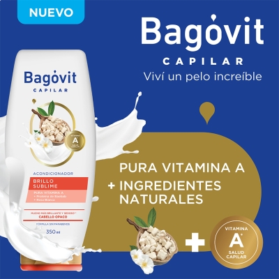 Acondicionador Bagovit capilar Brillo sublime x350ml