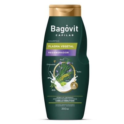 Shampoo Bagovit capilar Plasma Vegetal x350ml