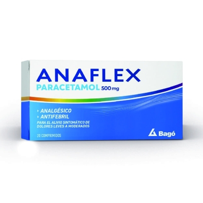 Anaflex 500 mg Analgesico Antifebril x 20 Comprimidos