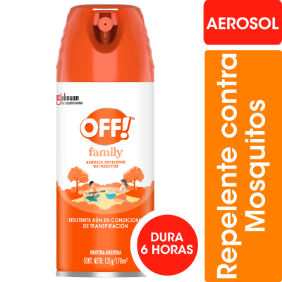 Repelente Para Mosquitos Off Aerosol Family x170ml