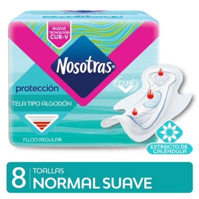 Toallas Femeninas Nosotras Clasica x8