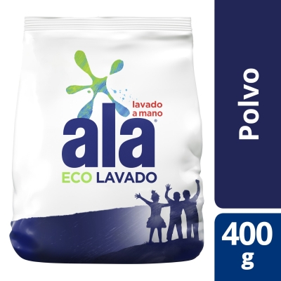 Jabon En Polvo Ala Lavado a Mano Máxima Blancura x400gr