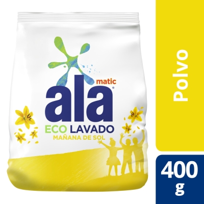 Jabon En Polvo Ala Ecolavado Manaña de Sol x400gr