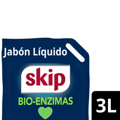 Jabón Liquido Bio-enzimas SKIP Doypack 3 L