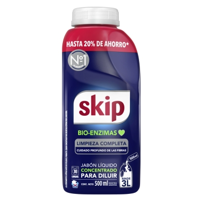 Jabón Liquido para Diluir SKIP Bio-Enzimas 500 ml