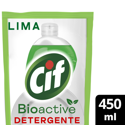 Detergente CIF Bioactive Lima Doypack 450 ml