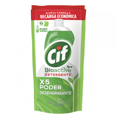 Detergente CIF Bioactive Lima Doypack 450 ml