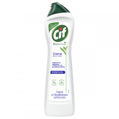 Limpiador en crema CIF Bioactive Original 750gr