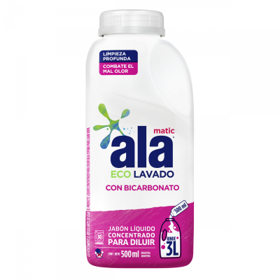Jabón Liquido Ala Ecolavado bicarbonato x500ml