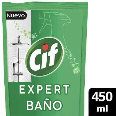 Limpiador para baño CIF EXPERT Doypack 450 ml
