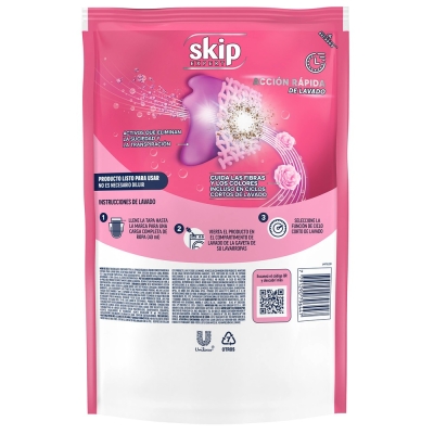 Jabon Liquido Skip Col. Vibrantes Doy Pack x800ml