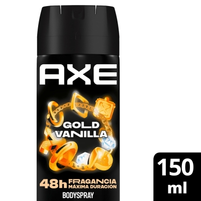 Desodorante En Aerosol Axe Gold Vainilla x150ml  