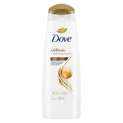 Shampoo Dove Óleo Nutrición x400 ml