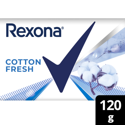 Jabon De Tocador Rexona Cotton Fresh x120gr