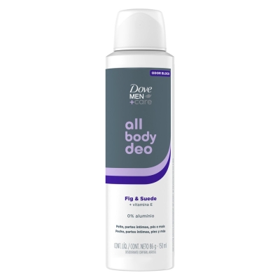 Desodorante en Aerosol Dove Men All Body Fig Suede x150ml