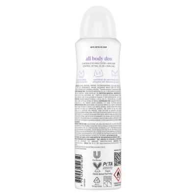 Desodorante en Aerosol Dove All Body Lavender x150ml