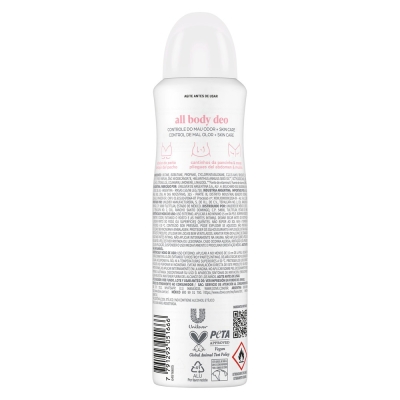 Desodorante en Aerosol Dove All Body Raspberry x150ml