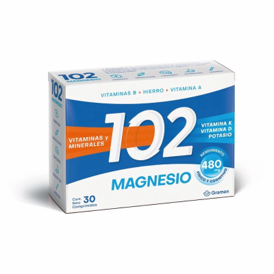 102 Magnesio x30 Comprimidos Recubiertos