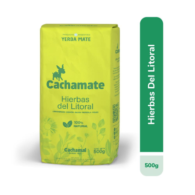 Cachamate Yerba Mate x500gr Litoral
