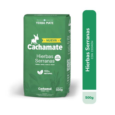 Cachamate Yerba Mate x500gr Seleccion Cedron