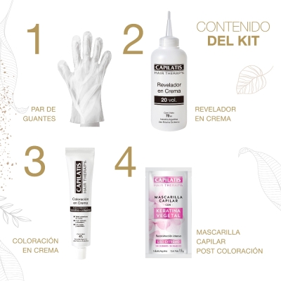 Coloración Capilatis Rubio Claro Dorado 8.3