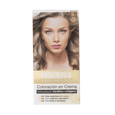 Coloración Capilatis Rubio Muy Claro Ceniza 9.1