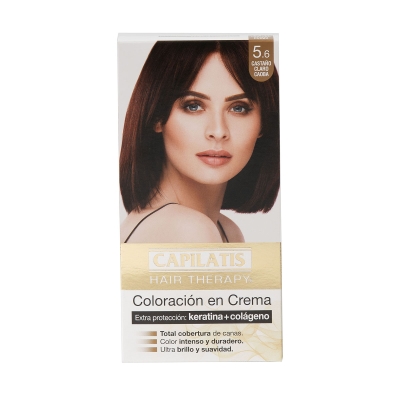 Coloración Capilatis Castaño Claro Caoba 5.6