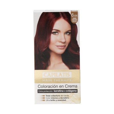 Coloración Capilatis Rubio Oscuro Rojo 6.64
