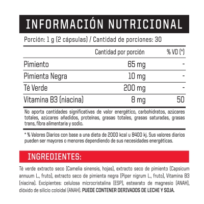 Suplemento Deportivo Ena Ripped X x60cap