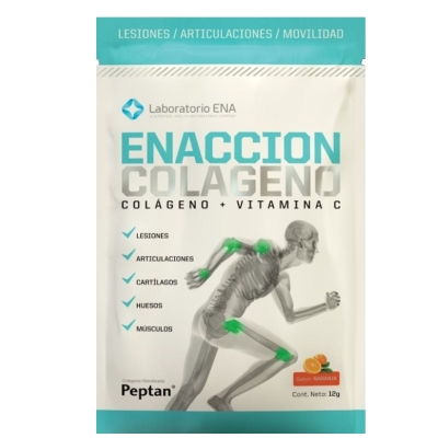 Enaccion Suplemento Dietario x12gr Colágeno Sabor Naranja