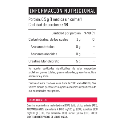 Ena Suplemento Deportivo Creatina Fruit Punch x 300Grs