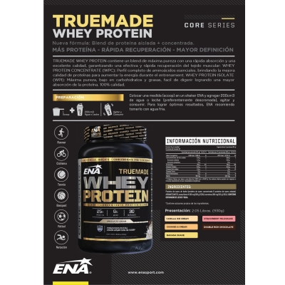 Ena Suplemento Deportivo Whey Protein x930g Vainilla