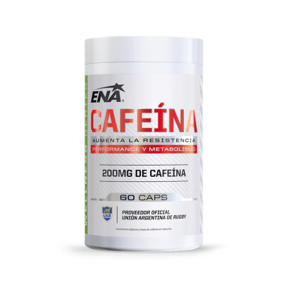 Ena Cafeina Anhidra Resistencia Energía x60 Capsulas