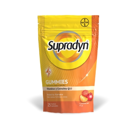 Supradyn Gummies Suplemento Dietario con Q10 x25 Pastillas Masticables