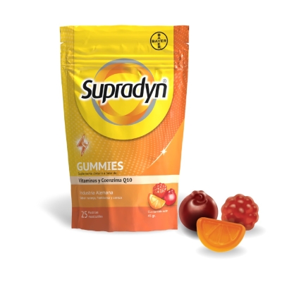 Supradyn Gummies Suplemento Dietario con Q10 x25 Pastillas Masticables