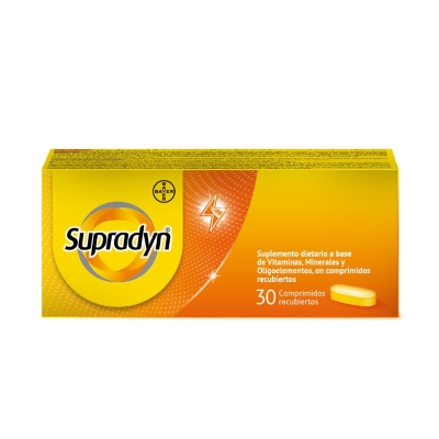 Supradyn Suplemento Dietario Multivitamínico x 30 Comprimidos Recubiertos