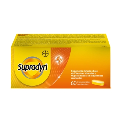 Supradyn Suplemento Dietario Multivitamínico x 60 Comprimidos Recubiertos