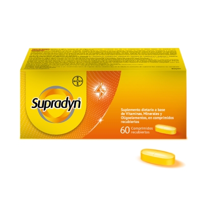 Supradyn Suplemento Dietario Multivitamínico x 60 Comprimidos Recubiertos