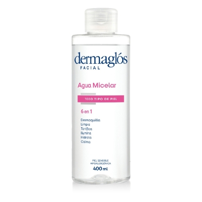 Agua Micelar Dermaglos Facial x400ml