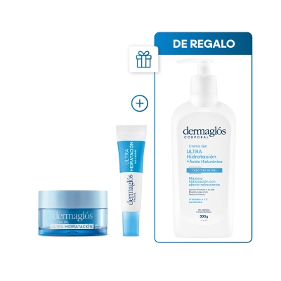 Kit Facial y Corporal Dermaglós Ultra Hidratación
