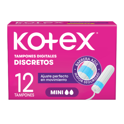 Tampones Kotex Mini x12un