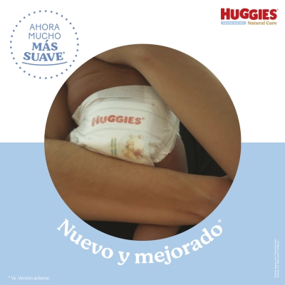 Pañales Huggies Natural care p x30un