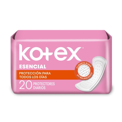 Protectores Diarios Kotex Esencial x20un