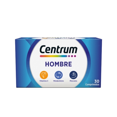 Suplemento Vitaminico Centrum Hombre x30 Comprimidos