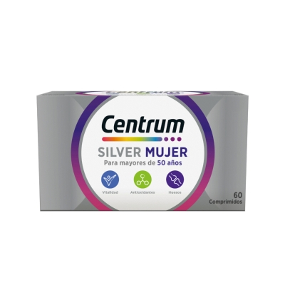 Suplemento Vitaminico Centrum Silver Mujer x60com