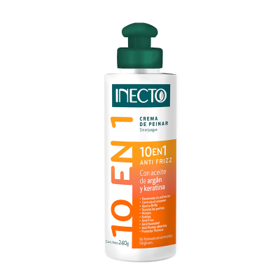Crema Para Peinar Inecto 10 En 1 Anti Frizz x240gr