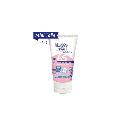 Protector Solar Rayito De Sol FPS65 Pediatric Mini Talla x30gr