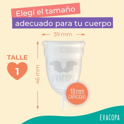 Copa Menstrual Evacopa Talle 1
