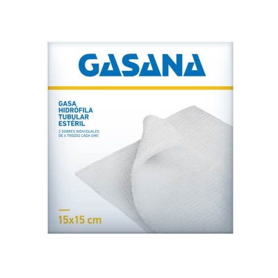 Gasana Gasa Caja Nro.1 15x15Cm 2 Sobres x 6 Trozos