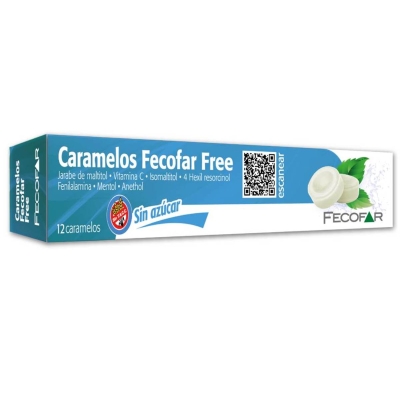 Fecofar Antiséptico Bucofaríngeo Caramelos x12